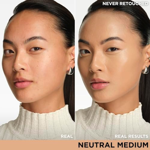 IT Cosmetics CC+ Cream (Neutral Medium) - Natural Full Coverage Foundation With SPF 50+, Color Corrector & Anti-Aging Hydrating Serum, Hyaluronic Aci