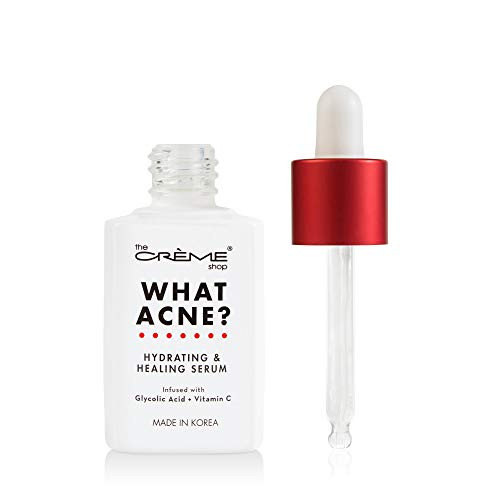 The Crème Shop Korean Skin Care | What Acne? - Hydrating & Healing Vitamin C Serum for Acne Treatment, Dull Skin, irritation, Restoring, Calming, Por