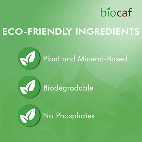 Biocaf Coffee Machine Cleaner - Cleaning Powder - 3 Single Use Packets - Compatible with Keurig Delonghi Nespresso Ninja Hamilton Beach Mr Coffee Bra