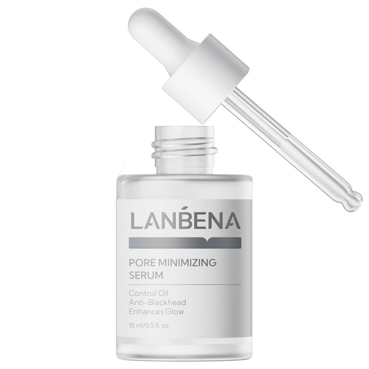 LANBENA Pore Minimizer Serum, Pore Minimizer & Reducer for Face, Minimizing, Shrinking, Oil Control Firming, Tightening Pores, 100% Vegan Pore Moistu