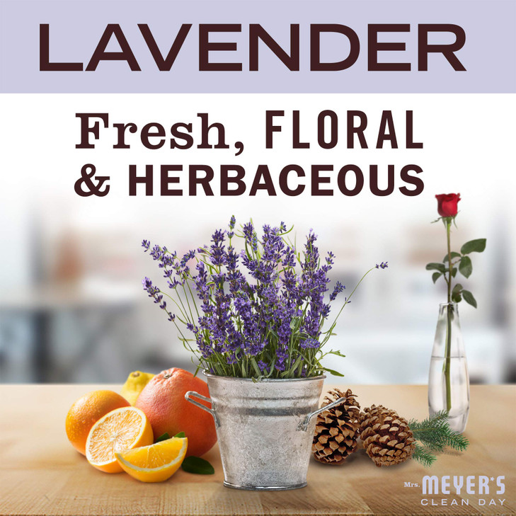 MRS. MEYER'S CLEAN DAY Liquid Laundry Detergent, Infused with Essential Oils, Lavender, 64 oz (64 Loads)