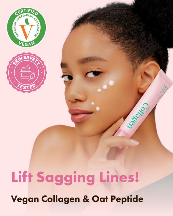 It's Skin Peptide Collagen Serum 1.35 fl oz | Fine Lines and Wrinkles Serum | Organic Skin Care & Hydrating Serum for Face | Collagen Firming Serum f