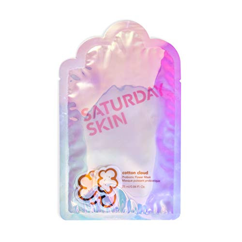 Saturday Skin Cotton Cloud Probiotic Power Face Mask Vit E Seabuckthorn Fruit Extract Omega Fatty Acids For Healthy Skin And Glow Self Home Care Faci