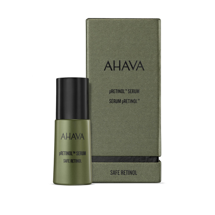 AHAVA Safe pRetinol Powerful Concentrating Anti-Aging Serum - With Patented Exclusive Safe pRetinol & Dead Sea Osmoter, Lightweight Silky Serum to Re