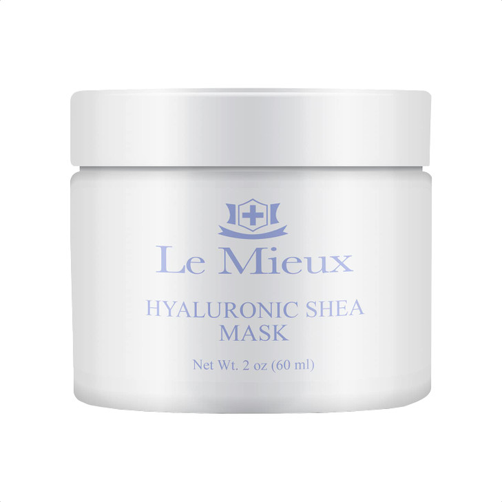 Le Mieux Hyaluronic Shea Mask - Hydrating Cream Mask for Dry & Mature Skin with Shea Butter & Botanical Extracts, Hyaluronic Acid Facial Mask with No