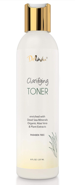 Deluvia Clarifying Toner for Face, Hydrating Face Toner for Sensitive, Dry, Aging Skin. Facial Toner & Pore Cleanser for Face, Alcohol Free Toner, Fa