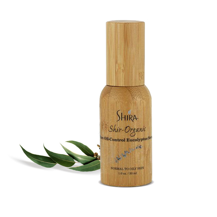 Shir-Organic Pure Eucalyptus Serum for Face Provides Skin Moisture Balance Pure Oil Control Cleans and Perfect For Normal to Oily Type (30 ml)