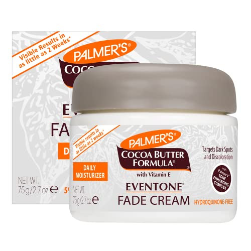 Palmer's Cocoa Butter Formula Eventone Fade Cream, Anti-Dark Spot Fade Cream with Vitamin E and Niacinamide, Helps Reduce Dark Spots & Age Spots, 2.7