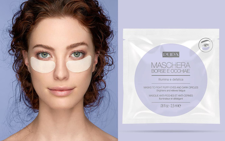 Pupa Milano Face Mask To Fight Puffy Eyes And Dark Circle - Brightens And Refreshes Fatigued Eyes - Combats Puffiness And Skin Discoloration - Effect