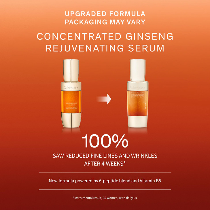 Sulwhasoo Concentrated Ginseng Renewing Serum: Hydrates, Visibly Firm, Smooth, and Improves Look of Firmness & Elasticity, 1.69 fl. oz.