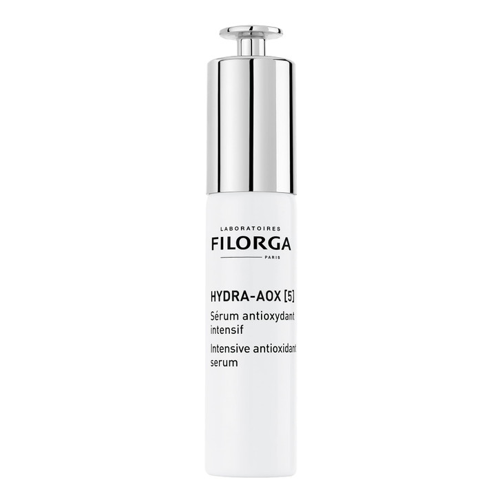 Filorga Hydra-AOX [5] Antioxidant Vitamin C Face Serum, 5 Powerful Antioxidants Including Vitamin C, E, and B3 Smooth and Protect Skin from Premature