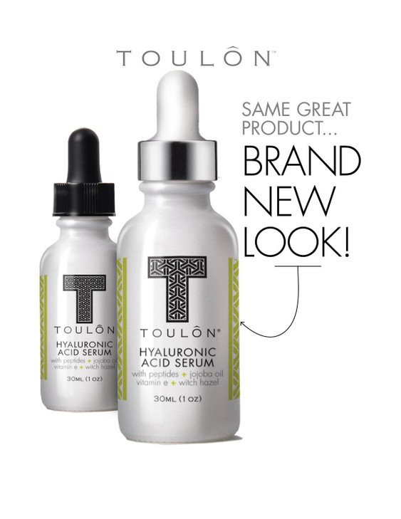 Organic Hyaluronic Acid Serum for Face with Natural Peptides, Pure Jojoba Oil, Vitamin E & Witch Hazel; Best to Build Collagen & Reduce Wrinkles