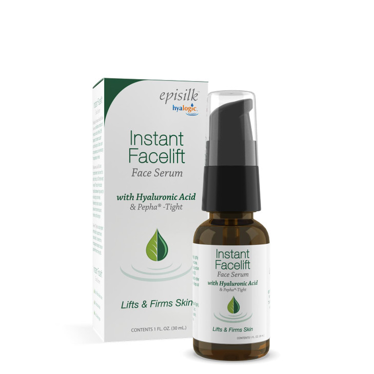 Hyalogic Instant Facelift Serum w/Hyaluronic Acid & Pepha Tight Formula to Lift, Firm & Tighten Skin - Lessens Fines Lines & Wrinkles - 1oz