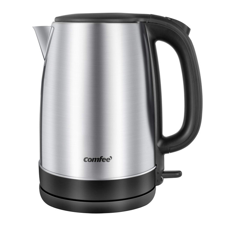 COMFEE' 1.7L Stainless Steel Electric Tea Kettle, BPA-Free Hot Water Kettle Electric with LED Light, Auto Shut-Off and Boil-Dry Protection, 1500W Fas