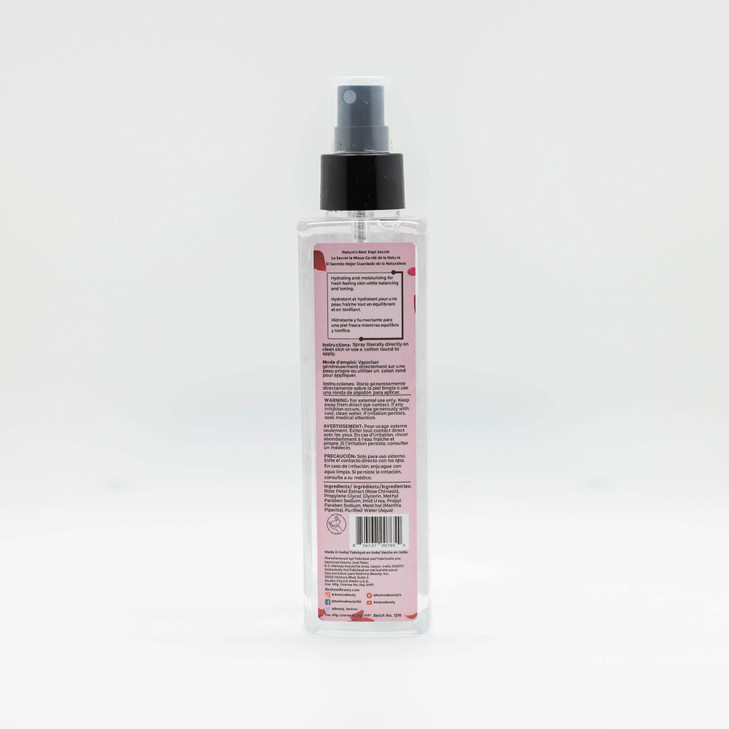 Reshma Beauty Rose Water Toner | Hydrating Mist for All Skin Types and Hair Types| Plant-Based Facial Toner |No Dye and Alcohol Free| for Daily Use a