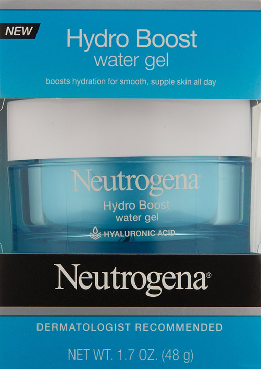 Neutrogena Hydro Boost Hyaluronic Acid Hydrating Water Face Gel Moisturizer for Dry Skin, 2 Pack (1.7 fl. Oz)