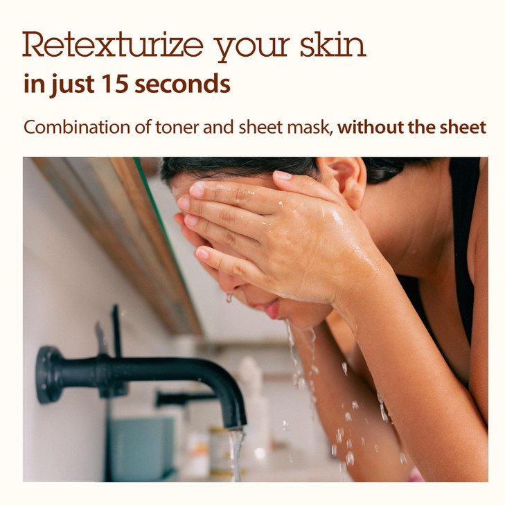 BLITHE Patting Splash Mask Exfoliating Face Wash with Yellow Honey - Korean Chemical Exfoliant for Face AHA Lactic Acid for Dark Spots, Energy Citrus