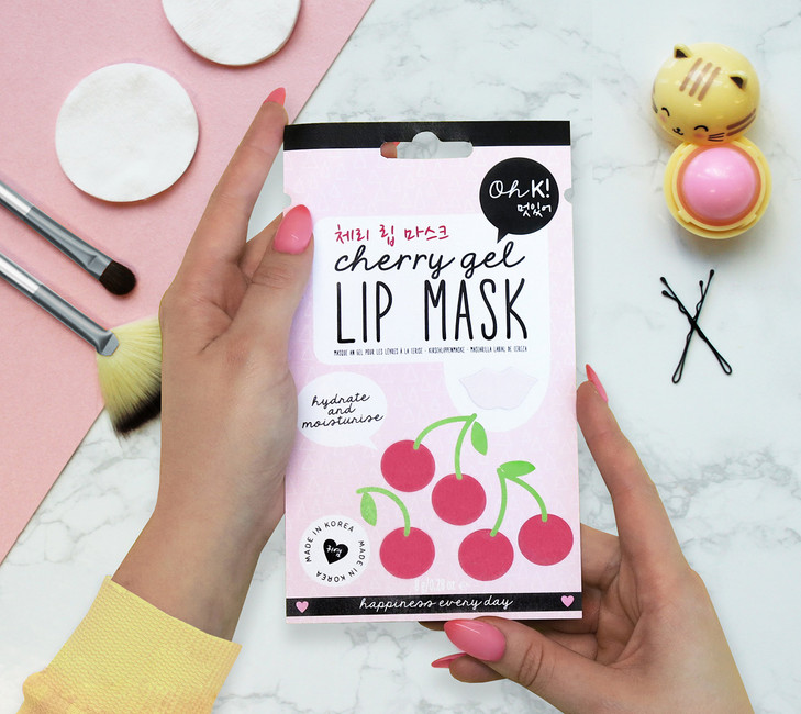 Oh K Hydrogel Lip Mask, Cherry