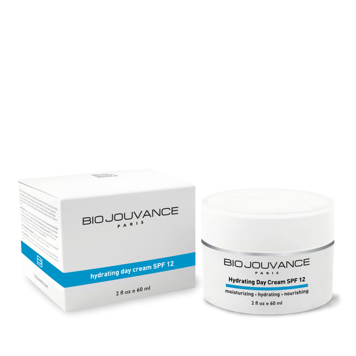 BIO JOUVANCE PARIS - Hydrating Day Cream 2oz / 60ml - For Normal/Dry/Sensitive Skin | Anti Aging Face Moisturizer Hydrating Lotion | Daily Facial Ski