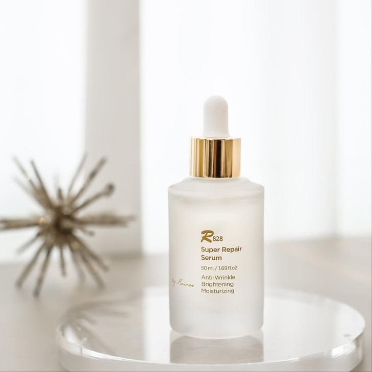 R828 Super Repair Moisturizing Glowing Elastic Skin Recovery Serum 50ml / Korean Skin Care K Beauty with Glutathione, Vitamin C, Niacinamide, and Col