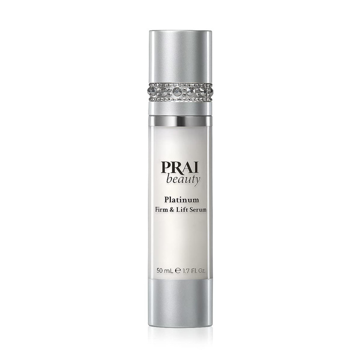 PRAI Beauty Platinum Firm and Lift Serum, Anti-Aging Face Serum for Instant Face Lift, Nourishing and Hydrating Serum, Vegan, Cruelty-Free, 1.7 Fl oz
