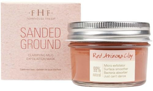 FarmHouse Fresh Sand Your Ground Clarifying Mud Exfoliation Mask, 3.2 Fl Oz (Pack of 1)