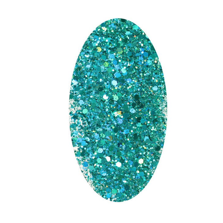 100g Holographic Chunky Glitter, Craft Glitters for Arts & Crafts, Cosmetic Chunky Mixed Glitter, Body Glitter for Makeup, Face, Hair, Lips, Nails, F