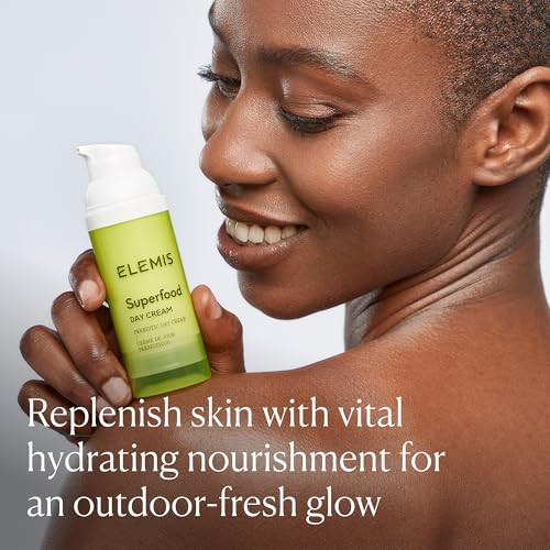 ELEMIS Superfood Day Cream | Vitamin-Rich Lightweight Prebiotic Daily Moisturizer Replenishes, Hydrates and Protects for Radiant, Healthy Skin | 50 m