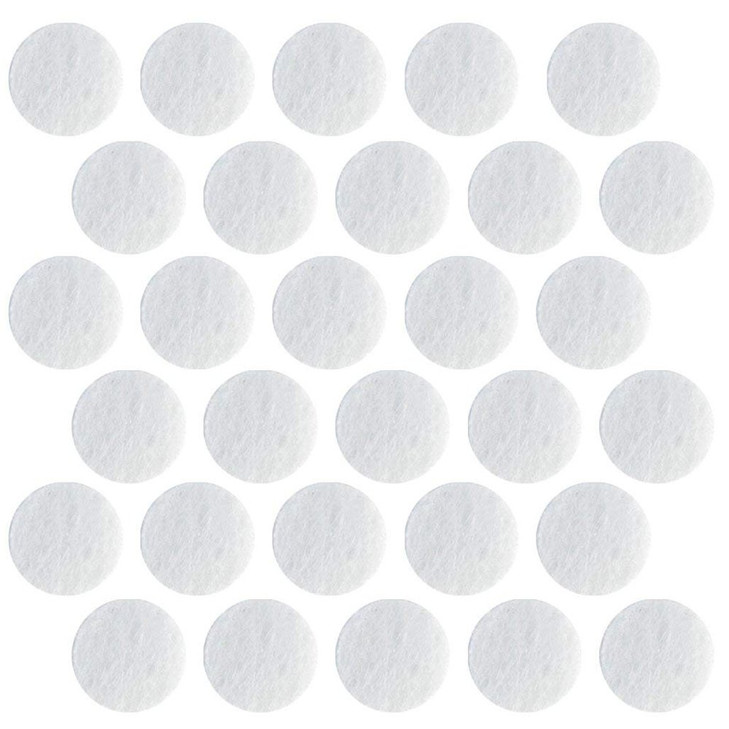 100 Pcs Microdermabrasion Cotton Filters Replacement 10 mm Dia Microdermabrasion Filters Facial Vacuum Filters Accesories Sponge Filter for Comedo Su