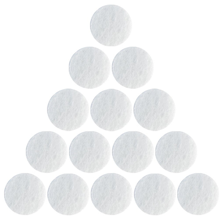 100 Pcs Microdermabrasion Cotton Filters Replacement 10 mm Dia Microdermabrasion Filters Facial Vacuum Filters Accesories Sponge Filter for Comedo Su