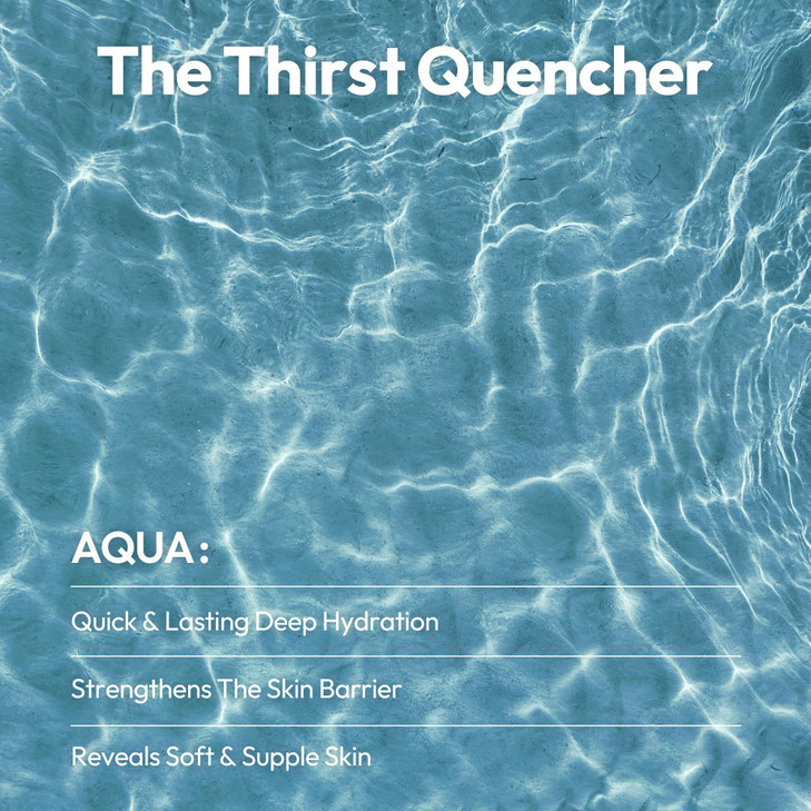 LAPCOS Aqua Sheet Mask, Hydrating Daily Face Mask with Seawater and Plankton Extract to Nourish Skin, Korean Beauty Favorite, 5-Pack