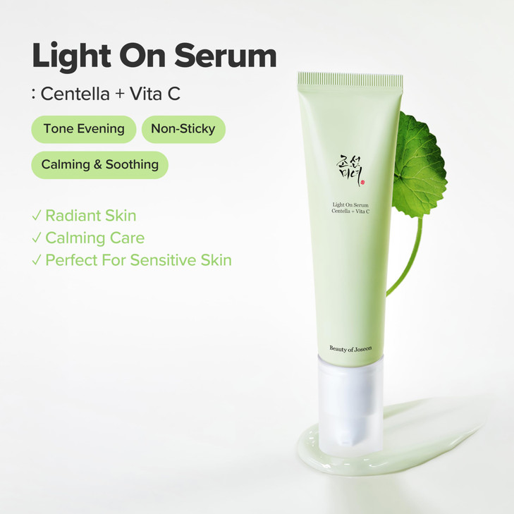 Beauty of Joseon Light On Serum Vitamin C Centella Dark Spot Fine Lines Pigmentation Correcting Serum, Hydrating Moisturizer, Korean Skin Care for Me