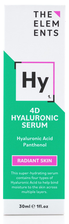 The Elements 4D Hyaluronic Serum, 30ml