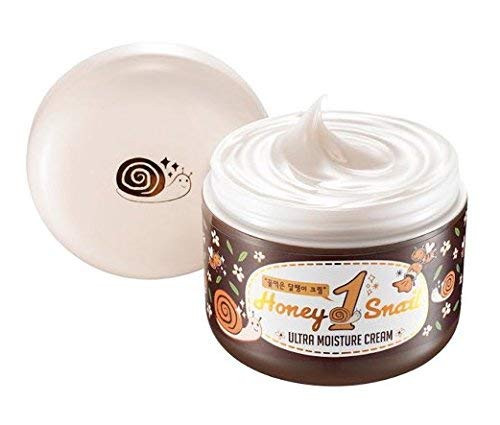 Nella Snail Cream, Snail and Honey Extract, Ultra Moisture, Anti-Wrinkle, Snail Extract 2000 mg, Korean Beauty, 100 ml