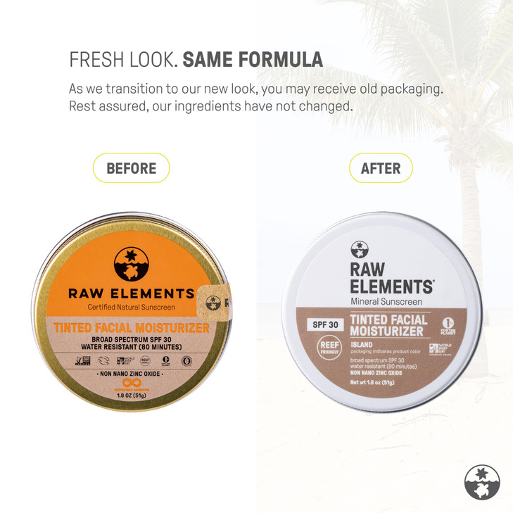 Raw Element Ultra-Moisturizing Tinted Face Cream, Non Toxic Mineral Face Sunscreen, Daily Tinted Moisturizer, Non-Nano Zinc Oxide, Reef Friendly, All