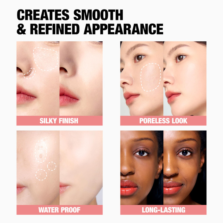 TFIT Delicate Silk Veil Art Primer - Korean Makeup, Poreless Matte Makeup Primer for Oily Skin (Lightweight, Hydrating), Blurring Pore Filler, Smooth