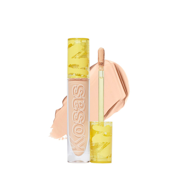 Kosas Revealer Concealer - Medium Coverage Makeup with Hyaluronic Acid, Conceals Dark Circles Under Eyes, Dark Spots and Blemishes + Brightens, Hydra