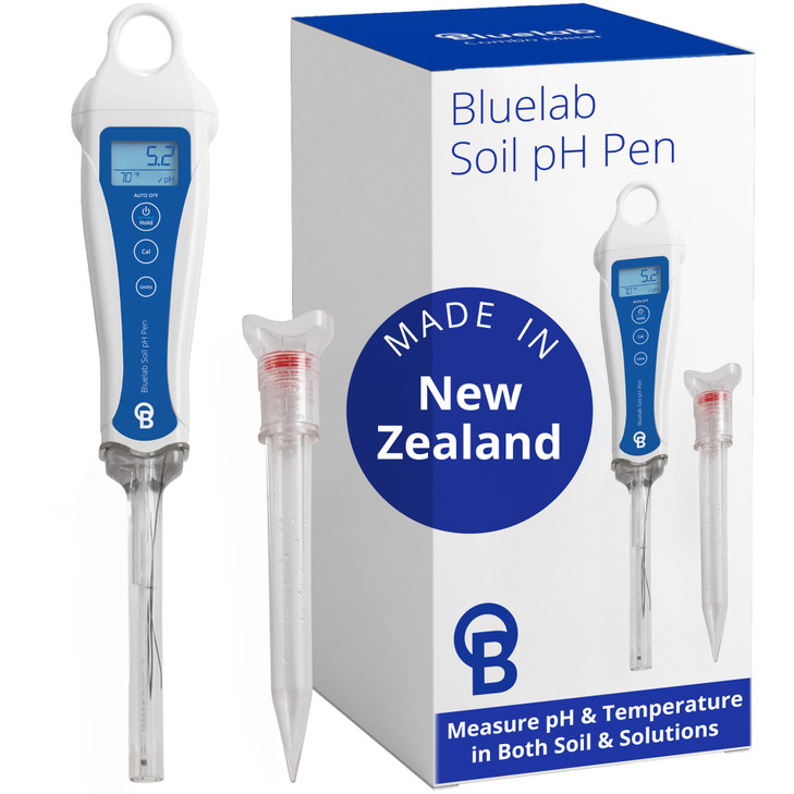 Bluelab PENSOILPH Soil pH Pen, Digital Meter and Water Test Kit, Also Used for Coco and Rockwool with Easy Calibration for Hydroponic System and Indo