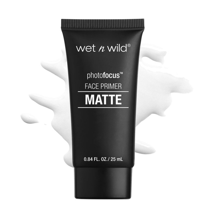 wet n wild Face Primer Photo Focus Matte Face Primer Clear, Perfect Prep & Matte Finish, Extends Makeup Wear, Weightless Hydration with Aloe Vera & V