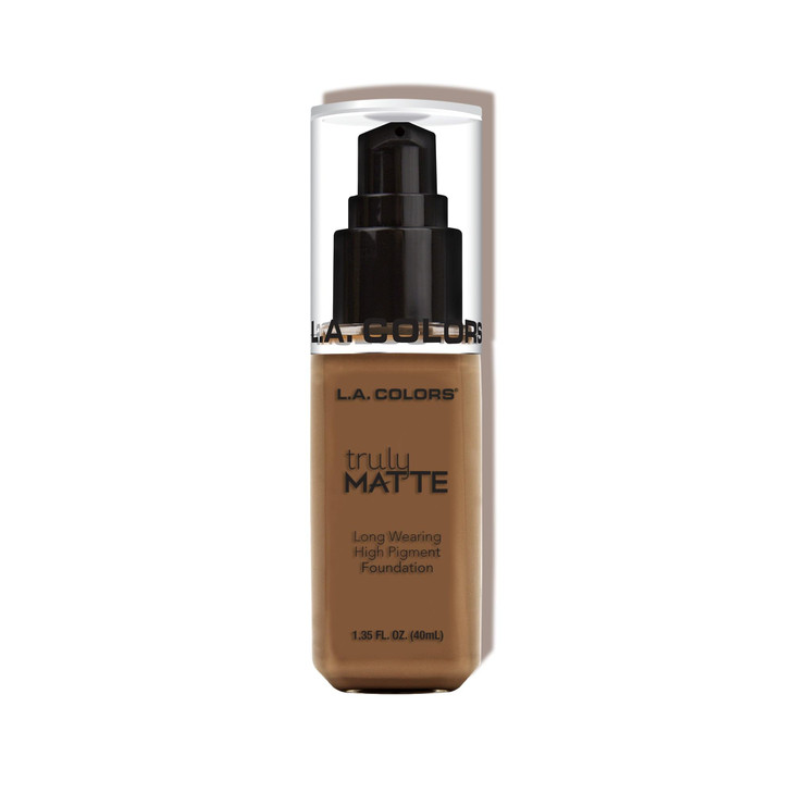 L.A. COLORS Truly Matte Foundation, Cappuccino CLM363