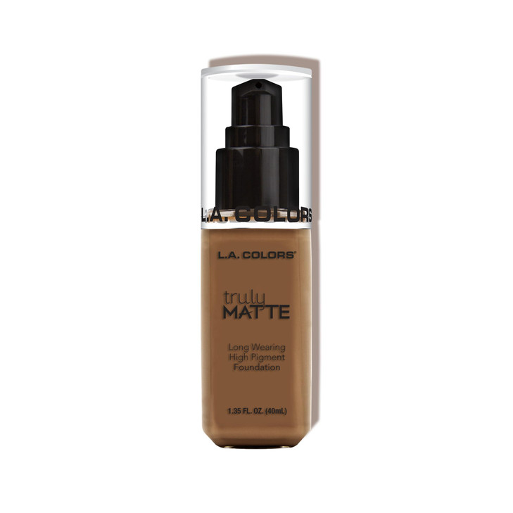 L.A. COLORS Truly Matte Foundation, Cappuccino CLM363
