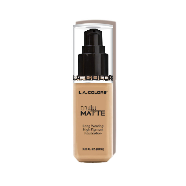 L.A. COLORS Truly Matte Foundation, Natural CLM352