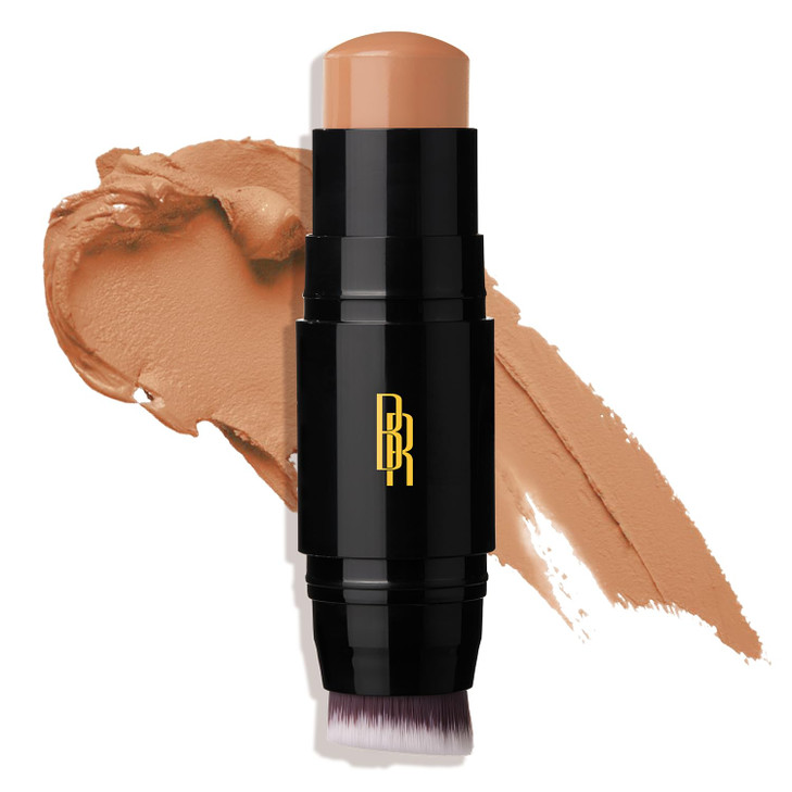 Black Radiance Color Perfect Foundation Stick with Soft Brush Applicator Duo  Buildable, Blendable Versatile Pigment-Rich Formula - Bronze Glow