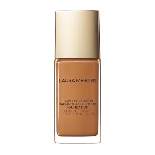 Laura Mercier Flawless Lumière Foundation, 15HR Hydration, Medium to Full Coverage, Improves the Look of Dull and Dry Skin, Luminous Finish, Non-Come