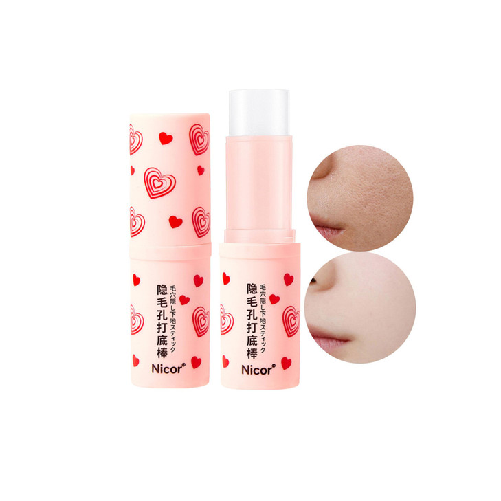 Invisible Pore Stick - Pore Eraser Waterproof Face Primer Makeup Base Oil-control Smooth Fine Lines Isolation Makeup Primer Pore Invisible Cream (1 P