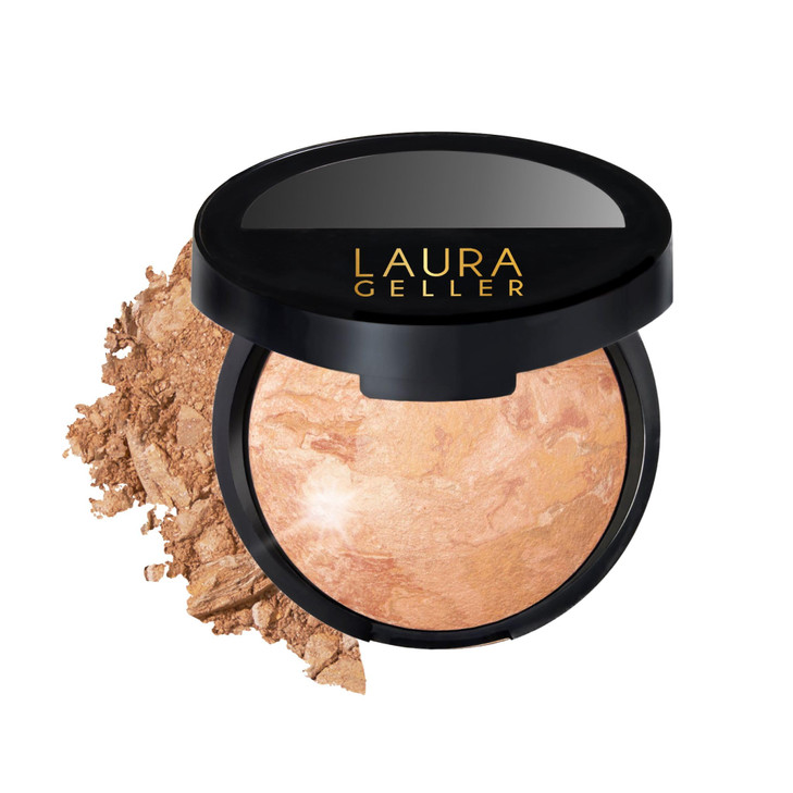 LAURA GELLER NEW YORK Baked Balance-N-Glow Illuminating Foundation - Light - Buildable Sheer to Light Coverage - Satin Finish