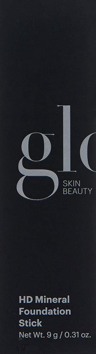 Glo Skin Beauty HD Mineral Foundation Stick - Concealer Makeup Infused with Hyaluronic Acid - Buildable Coverage, Contour & Highlighter (Bisque 2W)