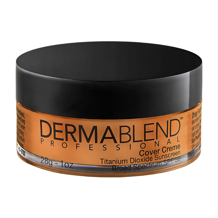 Dermablend Cover Creme Full Coverage Foundation with SPF 30, 45W Hazelnut Beige, 1 oz.