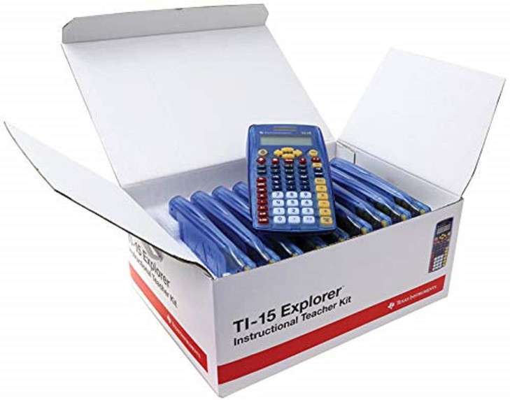 Texas Instruments TI15TK Financial Calculator Teacher Kit Large