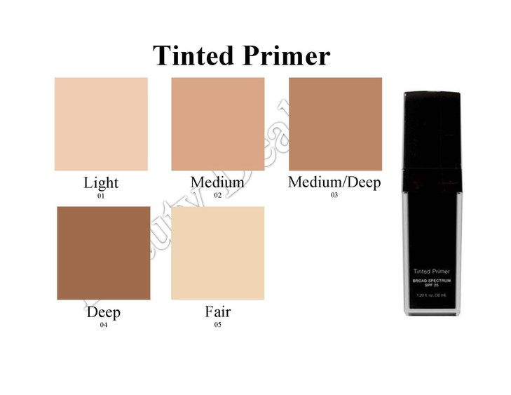 Beauty Deals Tinted Face Primer Broad Spectrum SPF 20 Hydrates Smooths and Protects Skin (Medium)